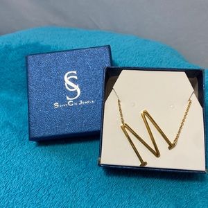 Savvy Cie Jewels Statement Letter “M”